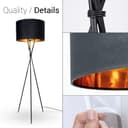 Paco Home Stehlampe Kate | Schwarz 5