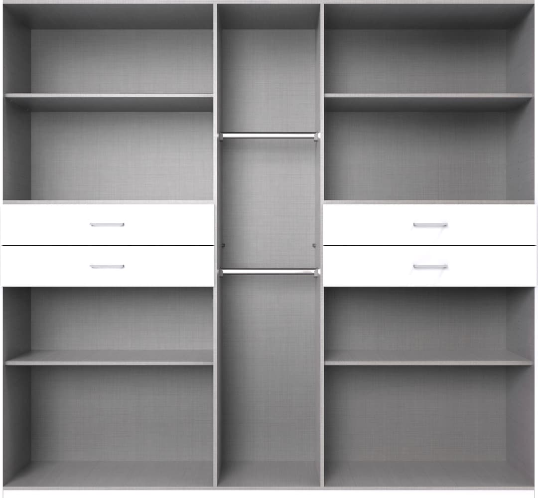 Wimex Kleiderschrank Taiga | Grau