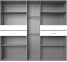 Wimex Kleiderschrank Taiga | Grau
