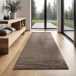 the carpet Teppich Everest | Braun