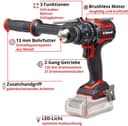 Einhell Akku-Schlagbohrschrauber TP-CD 18/120 Li-i BL - Solo 3