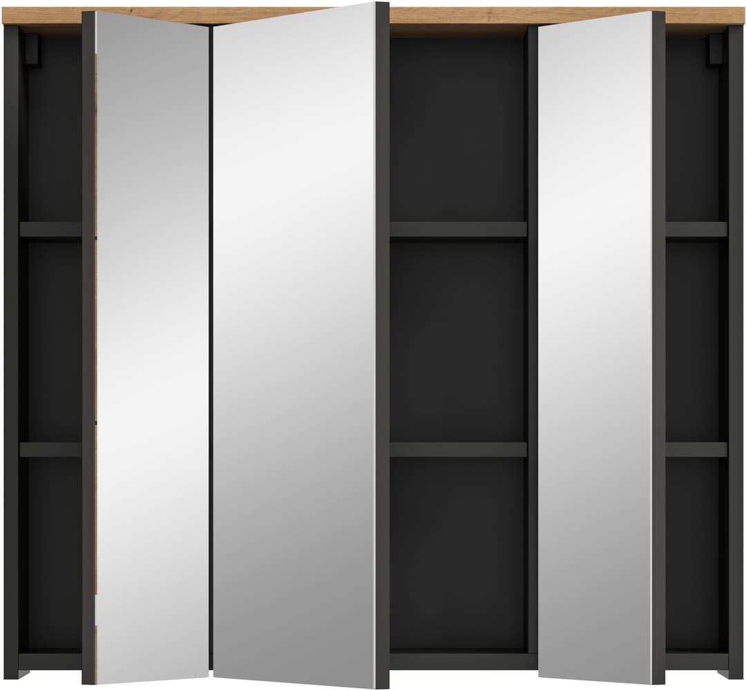welltime Spiegelschrank REHAT | Braun