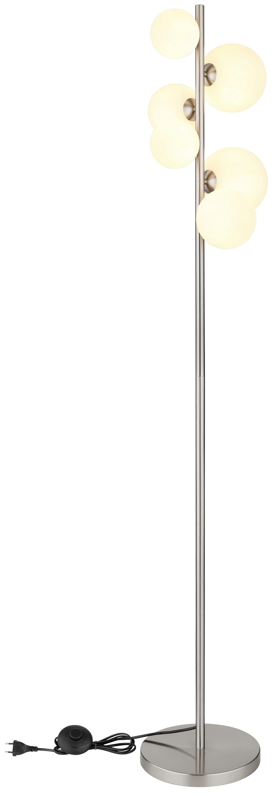 GLOBO LIGHTING Stehlampe RIHA | Silber