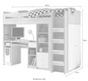 Begabino Hochbett Unit | Holztöne 4