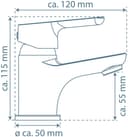 Schütte Waschtischarmatur Vico | Silber 4