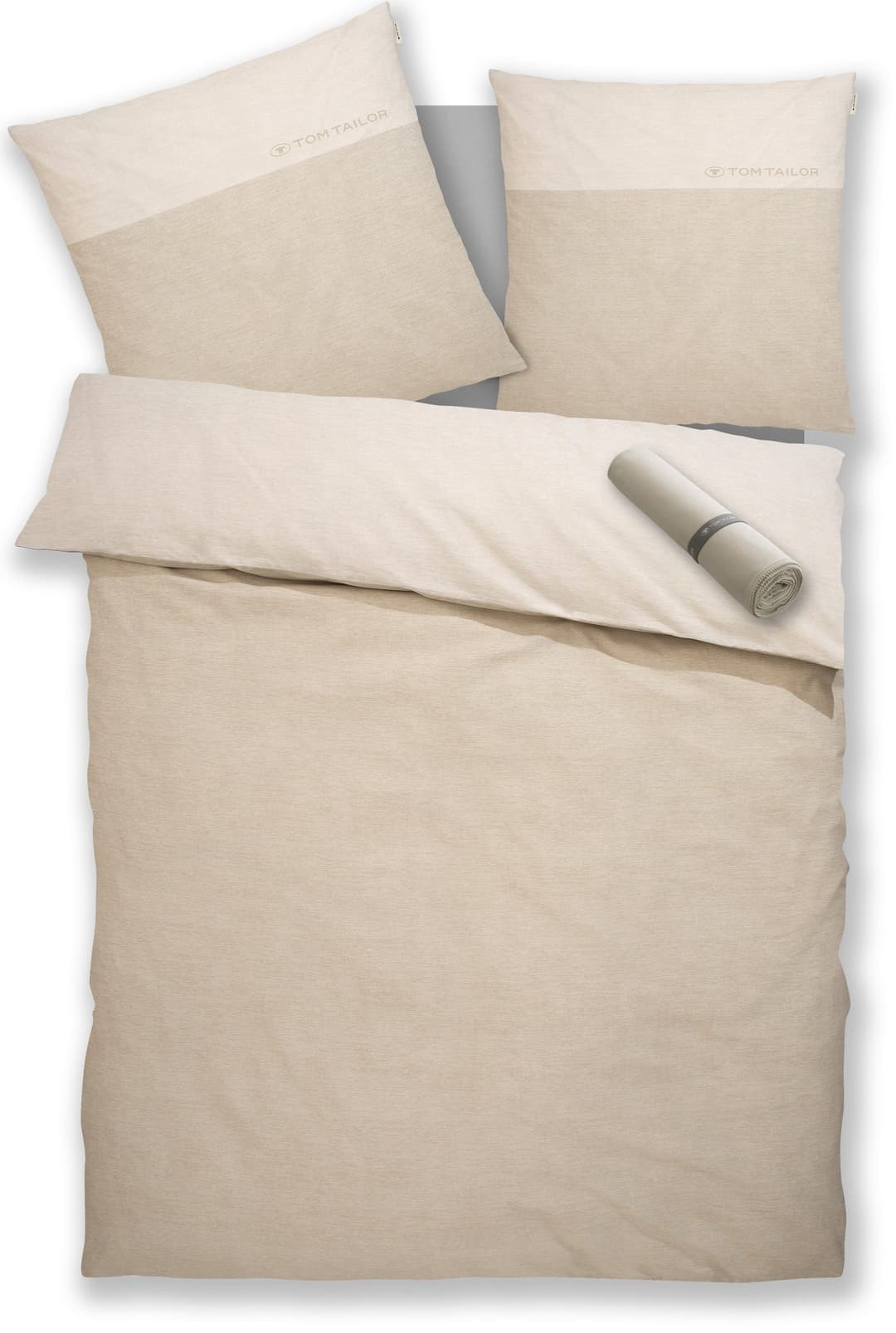 TOM TAILOR HOME Bettwäsche Henry | Beige