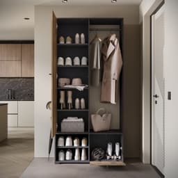 Home affaire Garderobenschrank DINO Kompaktgarderobe | Mehrfarbig