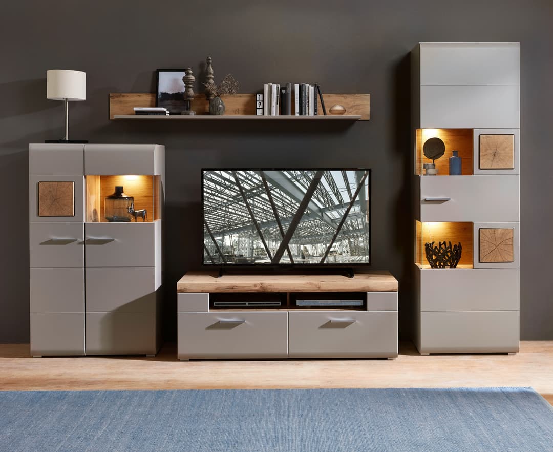 Innostyle Wohnwand FUN PLUS II | Grau