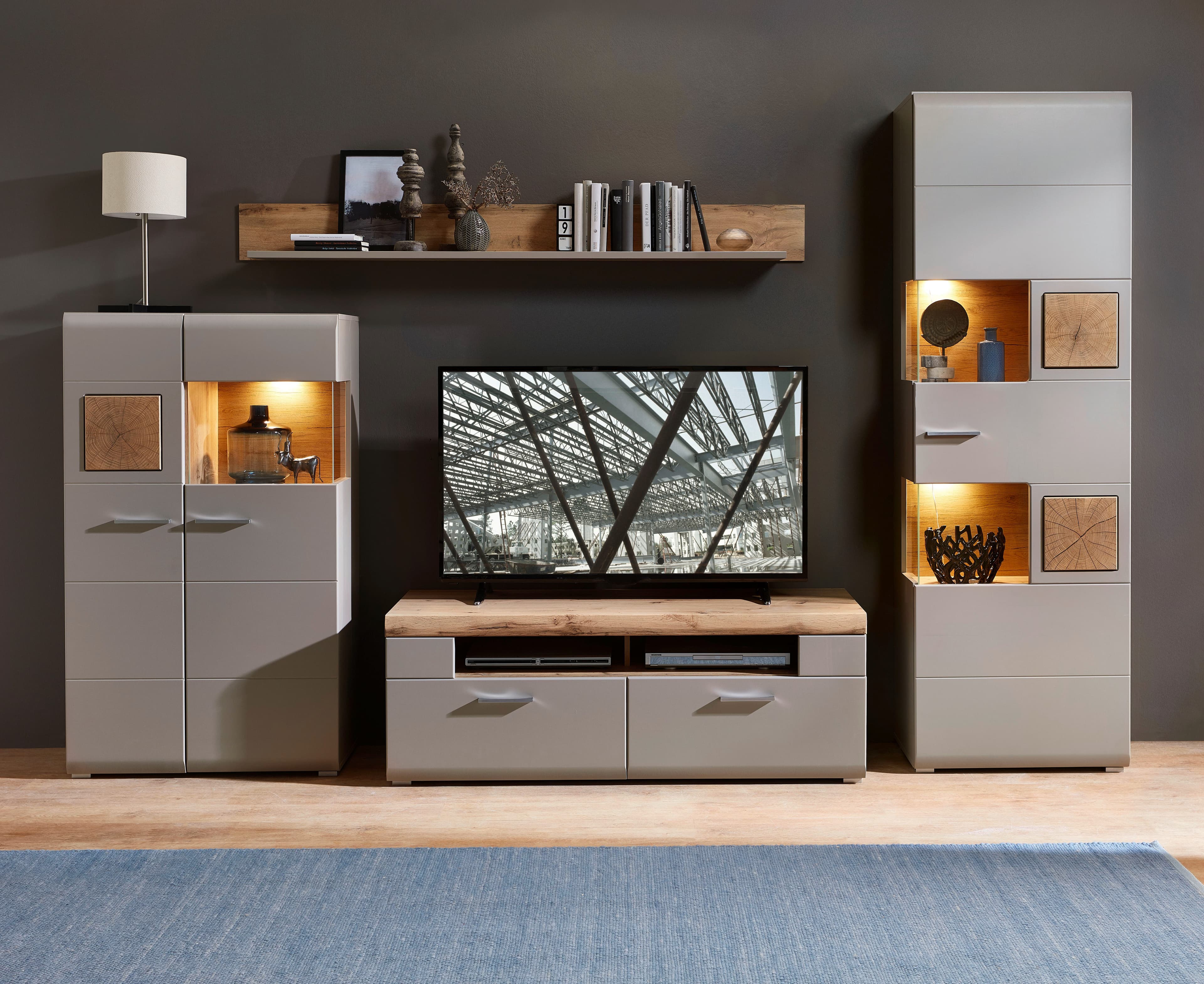 Innostyle Wohnwand FUN PLUS II | Grau