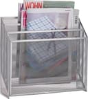 Zeller Present Zeitungsständer Mesh | Silber