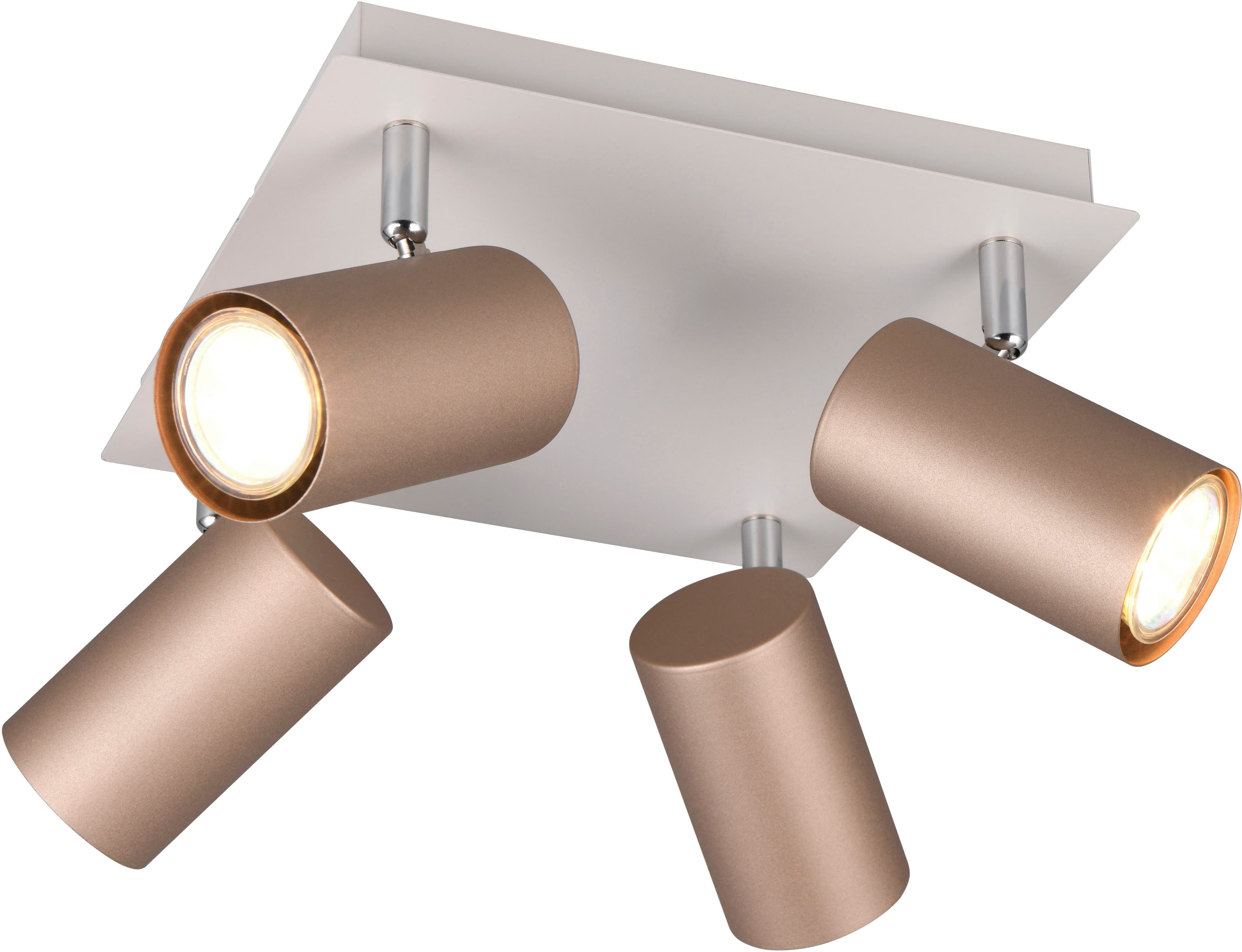 TRIO Leuchten Deckenstrahler MARLEY | Braun