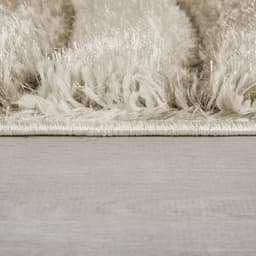 FLAIR RUGS Velvet Shaggy Teppich | Beige