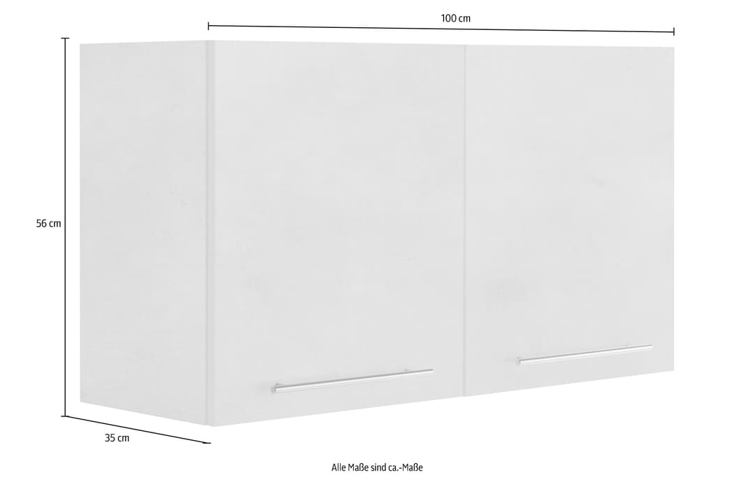 wiho Küchen Hängeschrank Flexi2 | Grau