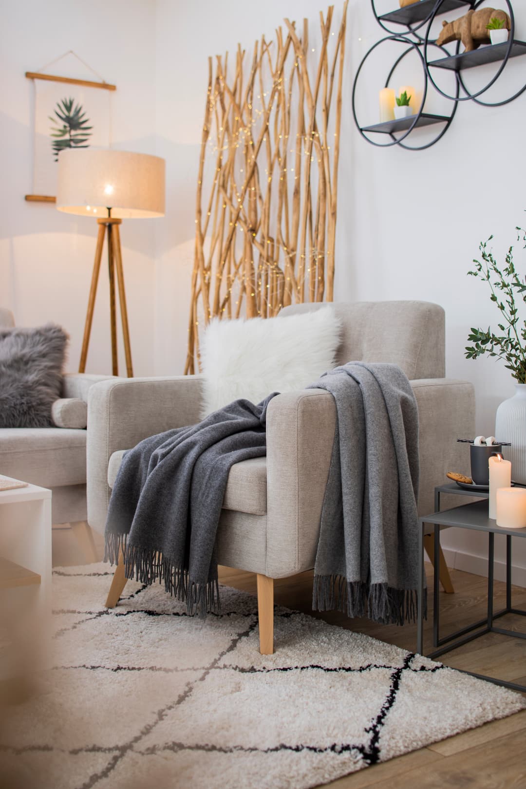 Wohndecke Soft Impression | Grau