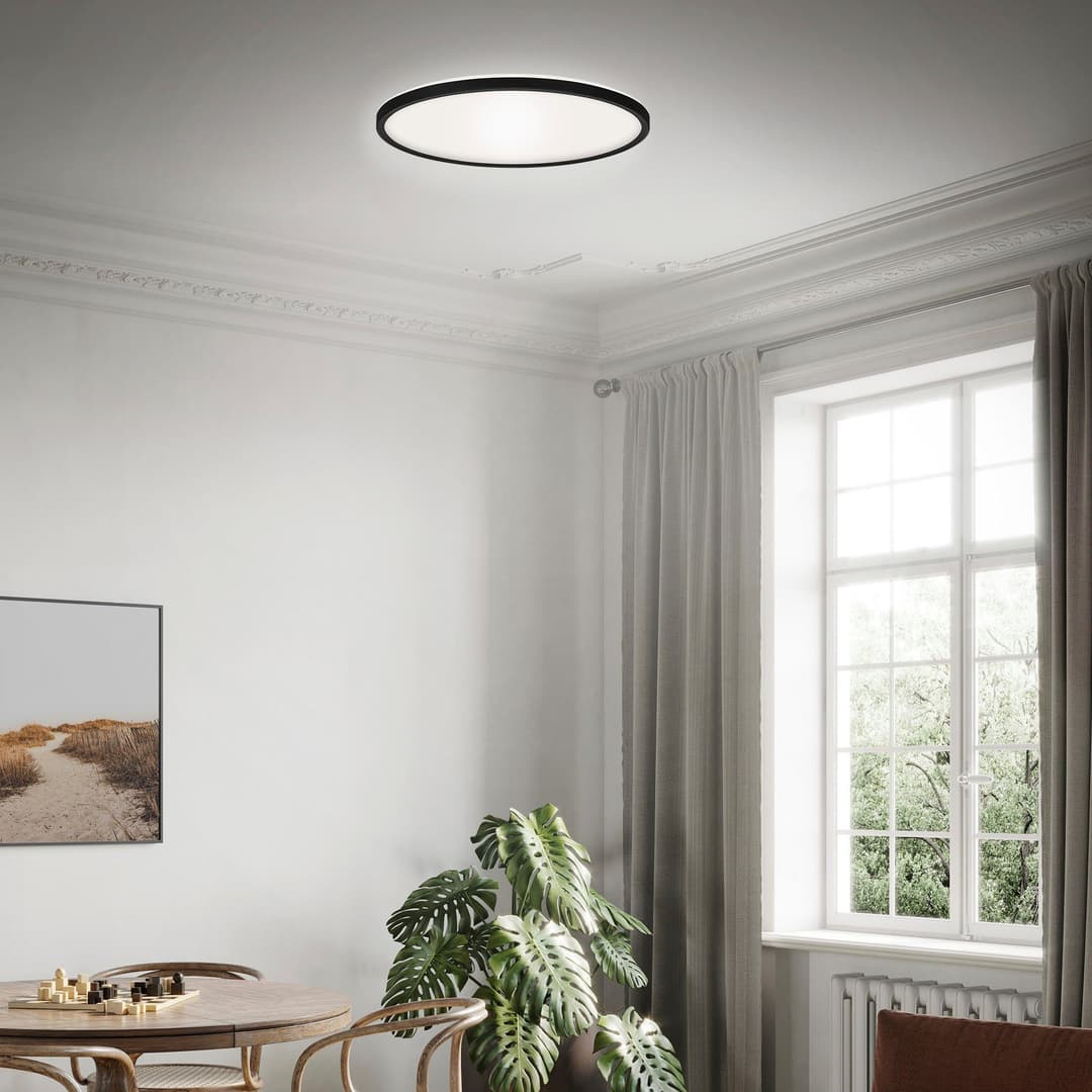 Briloner Leuchten LED Panel 7157415 SLIM | Schwarz
