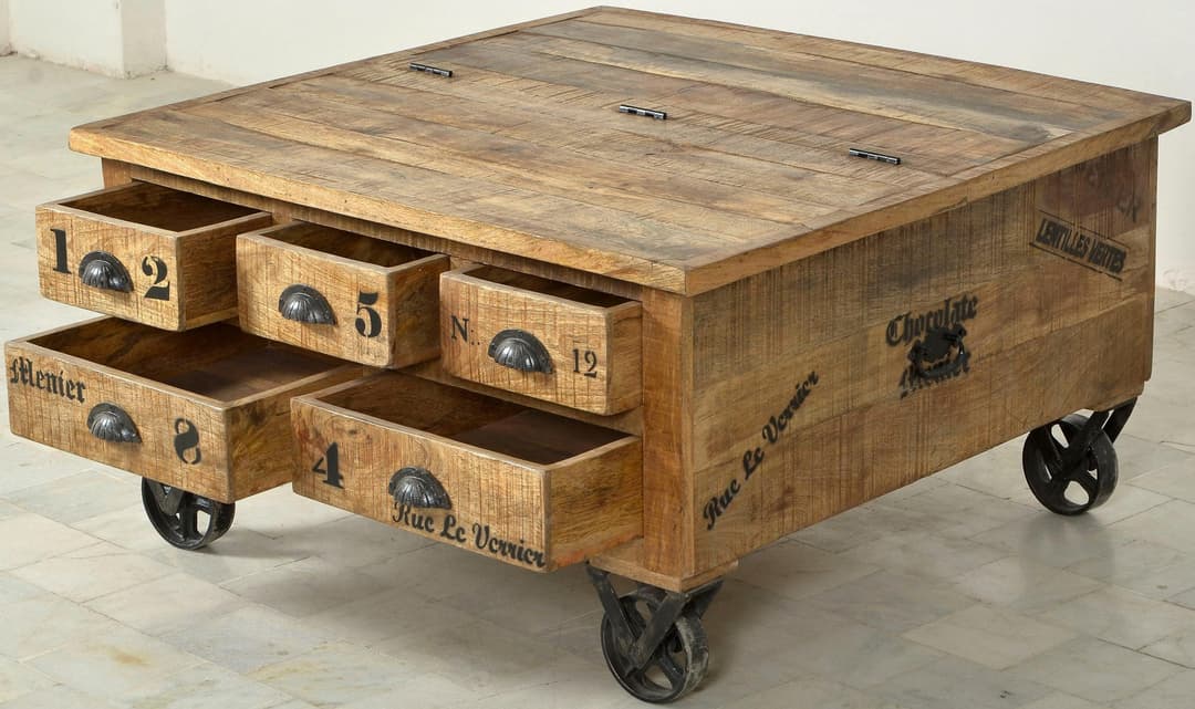 SIT Couchtisch Rustic | Holztöne