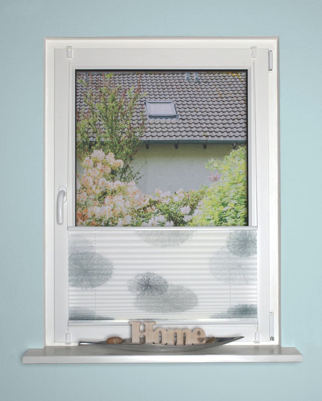 HOME WOHNIDEEN Plisseerollo RAWLINS | Grau