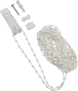 Seitenzugrollo Rollo-Kette | Weiß