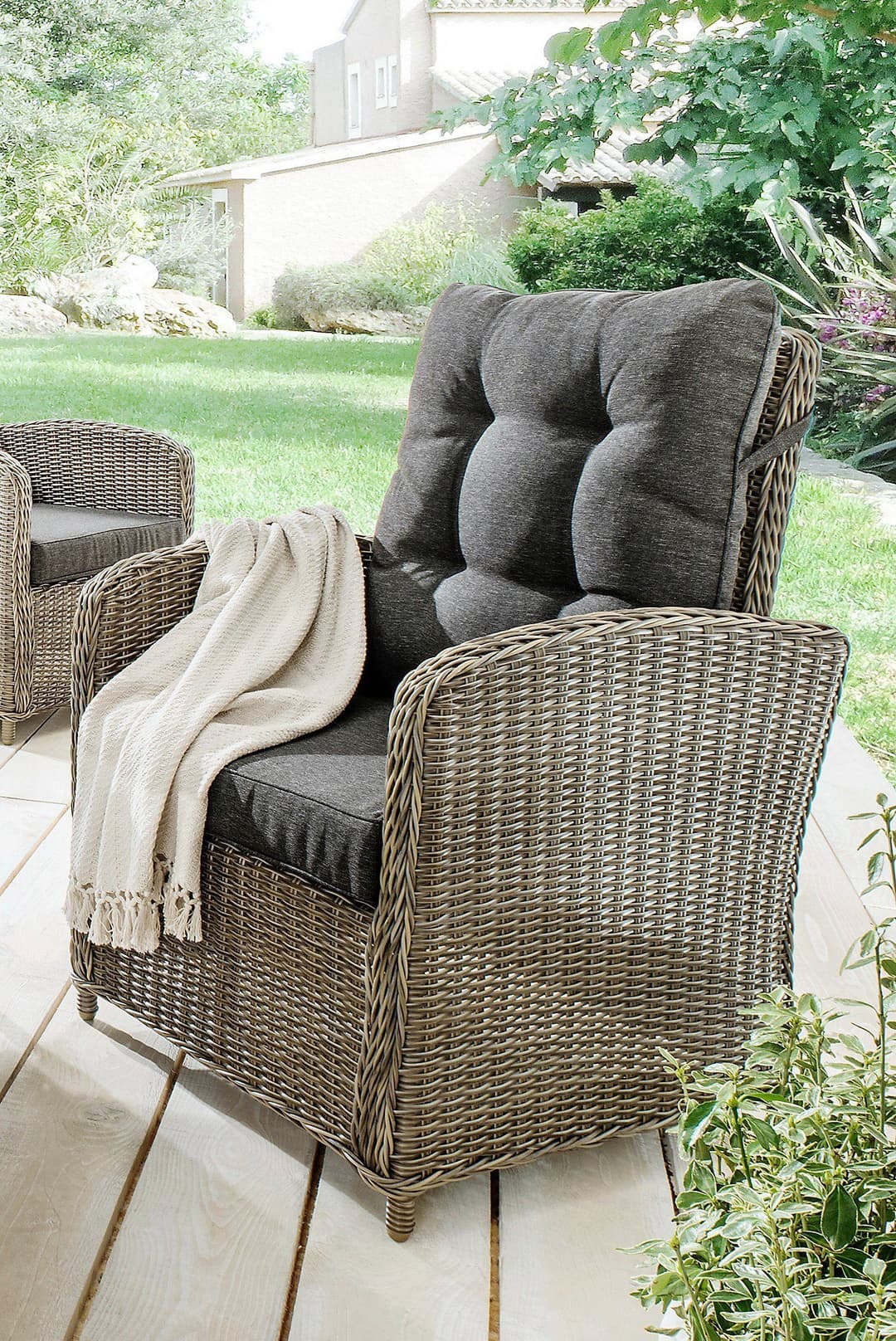 Destiny Loungesessel MERANO | Grau