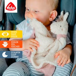 Fehn Schmusetuch Peru Lama Deluxe | Beige