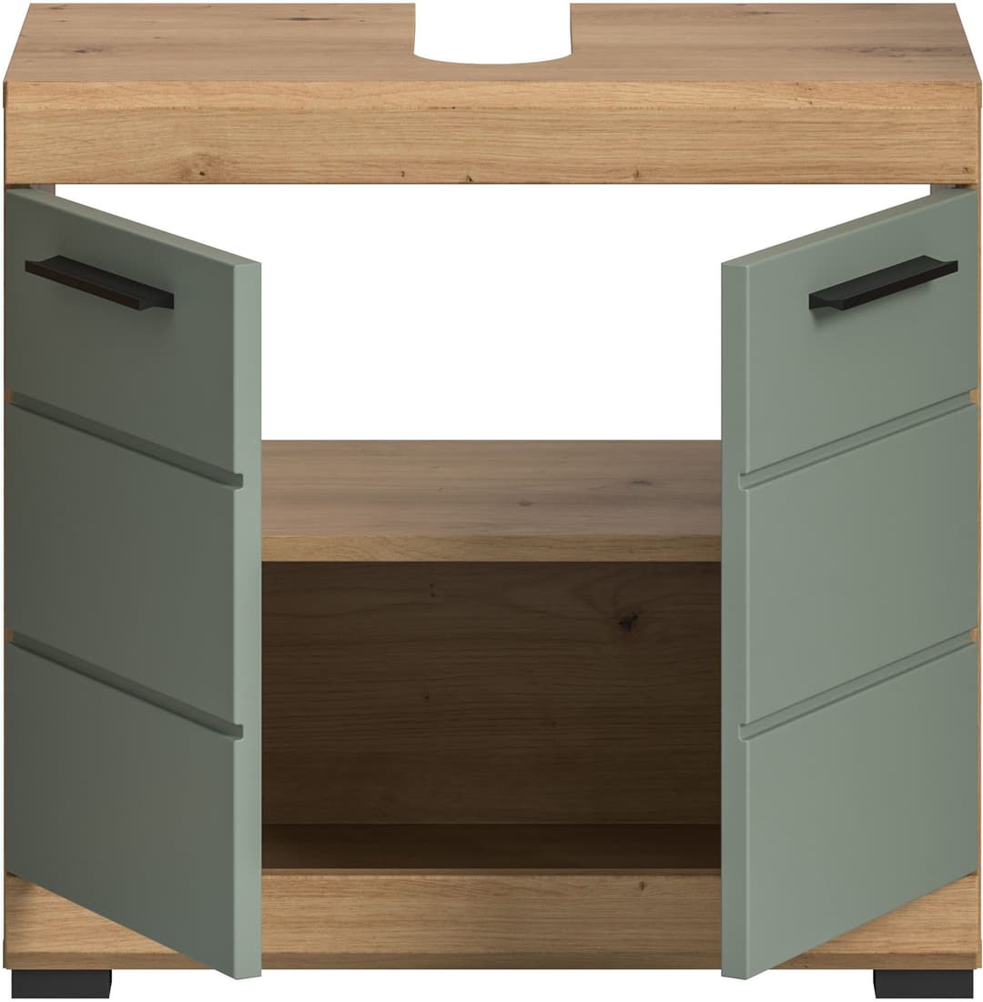welltime Waschbeckenunterschrank SIENA | Holztöne