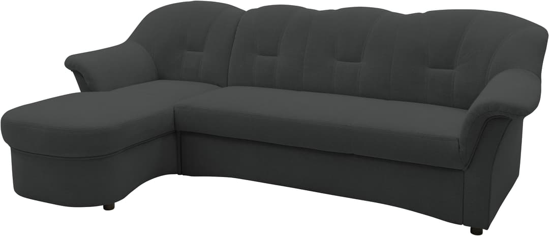 DOMO collection Ecksofa Flores Schlafsofa | Grau