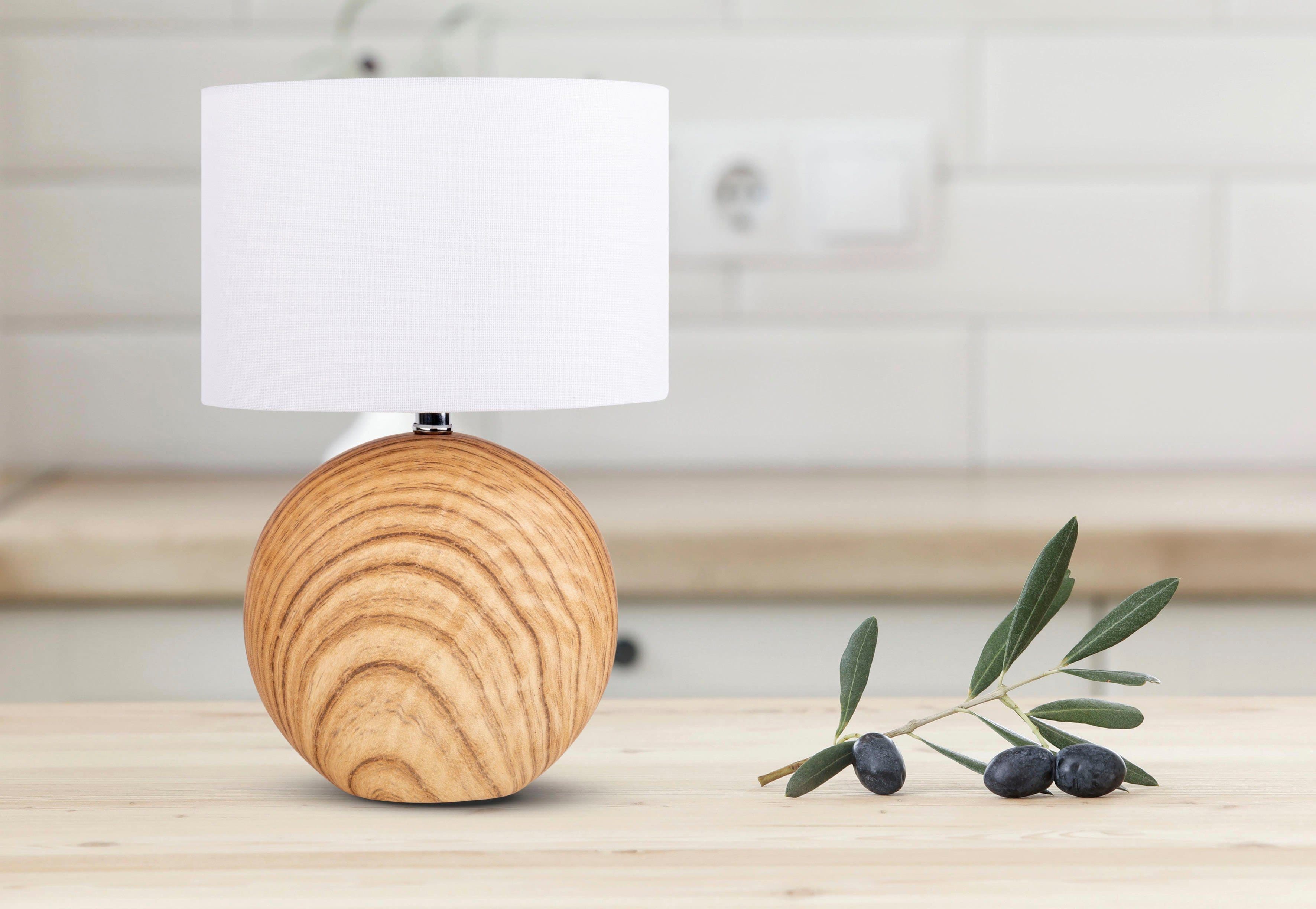 Näve Tischleuchte Woody | Holztöne