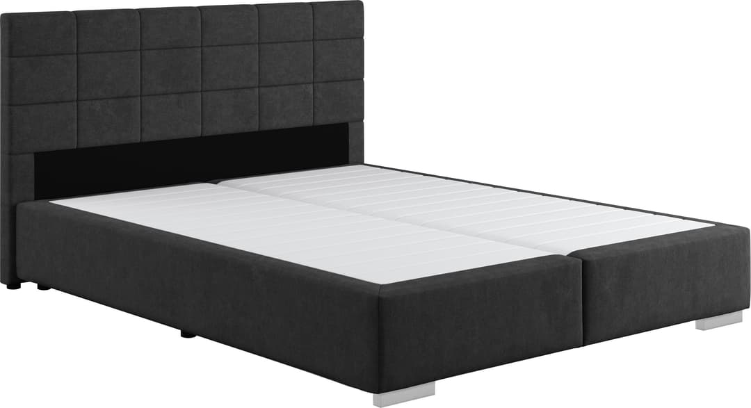 COTTA Boxspringbett Simba | Schwarz