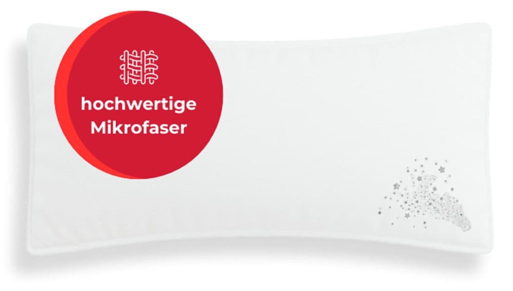OTTO home Microfaserkissen Baca | Weiß