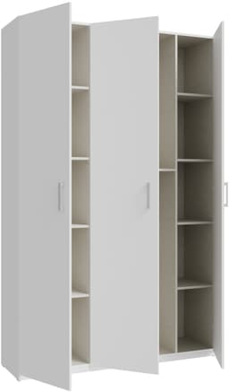FORTE Kleiderschrank | Weiß
