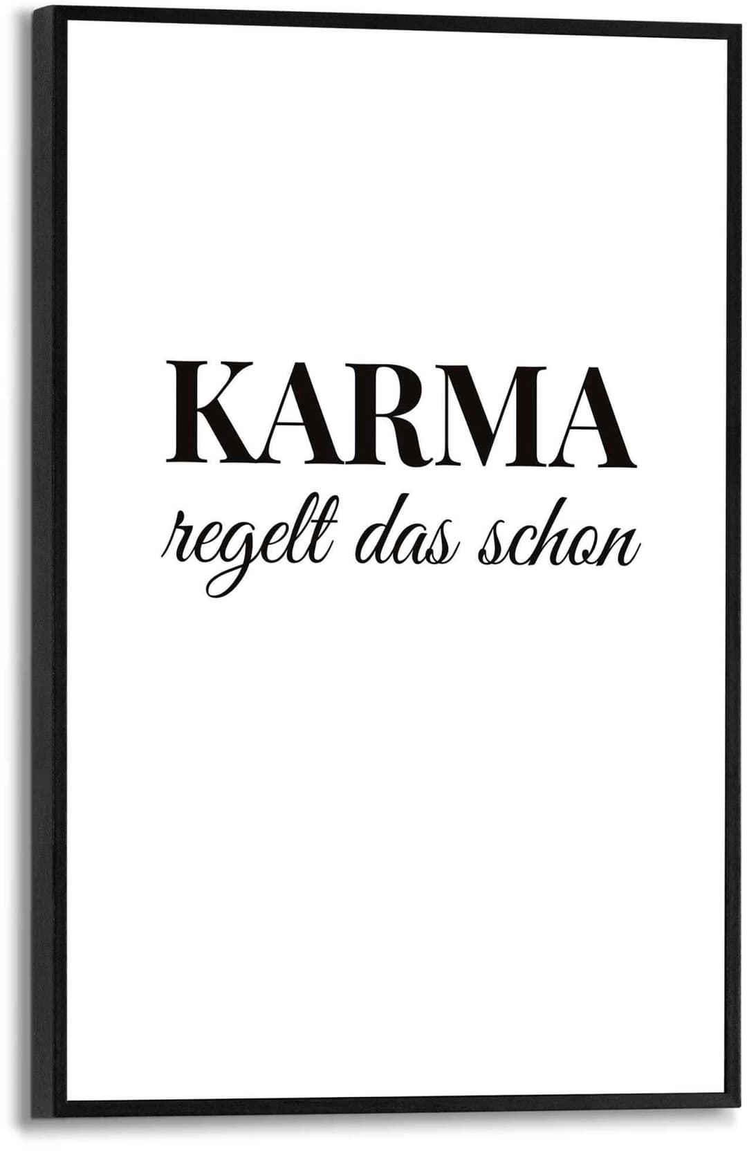 Reinders! Poster Karma | Schwarz