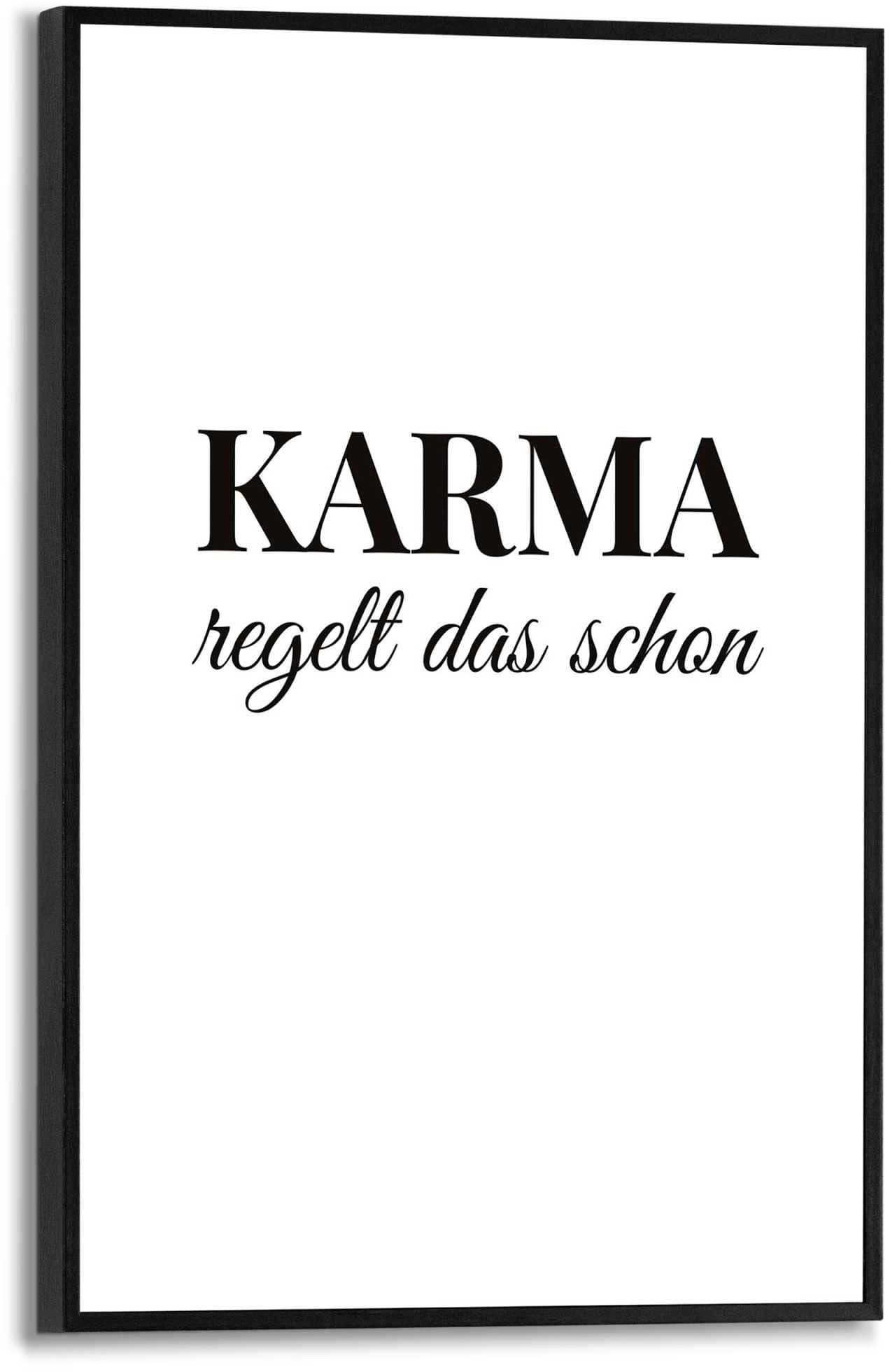 Reinders! Poster Karma | Schwarz