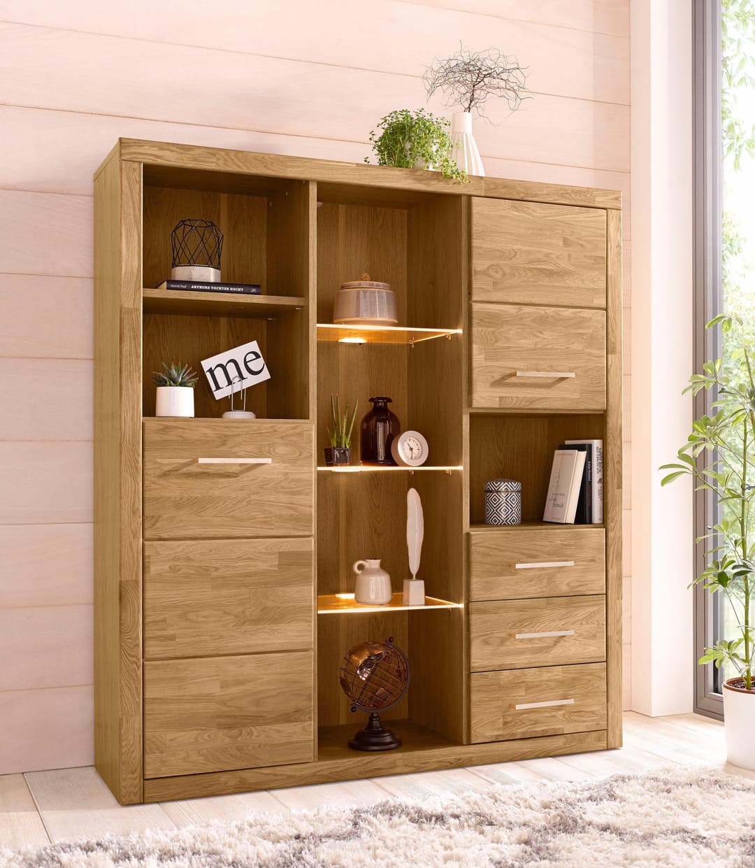 OTTO home Highboard Ribe | Holztöne