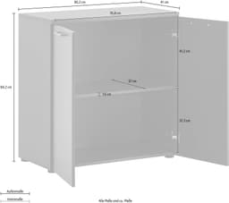 Schildmeyer Aktenschrank Serie 1500 Kommode | Schwarz