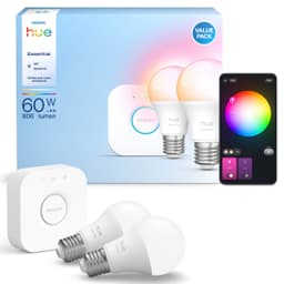 Philips Hue LED-Leuchtmittel Essential Starter Kit | Weiß