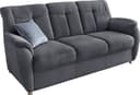 sit&more 3-Sitzer Sonoma mit Federkern | Grau