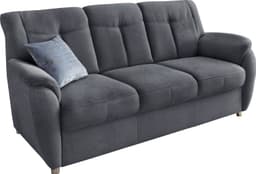 sit&more 3-Sitzer Sonoma mit Federkern | Grau