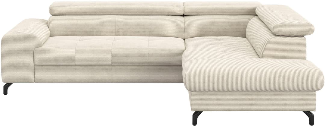 COTTA Ecksofa Aura L-Form | Beige