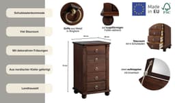 OTTO home Schubkastenkommode Tessin | Braun
