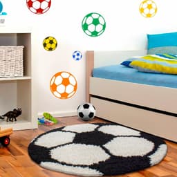 Ayyildiz Teppiche Kinderteppich Fun 6001 | Schwarz