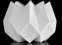 Kaiser Porzellan Dekovase Polygono Star 2 | Weiß