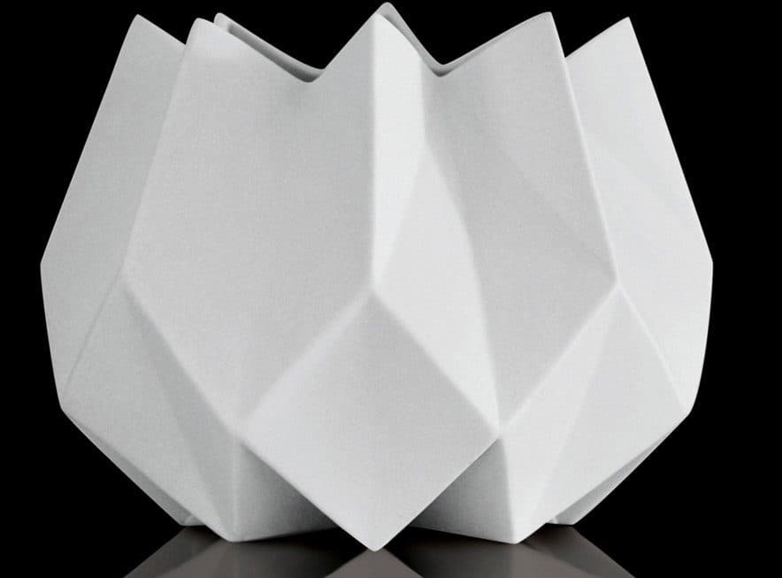 Kaiser Porzellan Dekovase Polygono Star 2 | Weiß