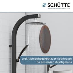 Schütte Brausegarnitur MADAGASKAR | Schwarz