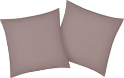 bellana Kissenbezug Mako-Jersey-Exclusiv | Braun