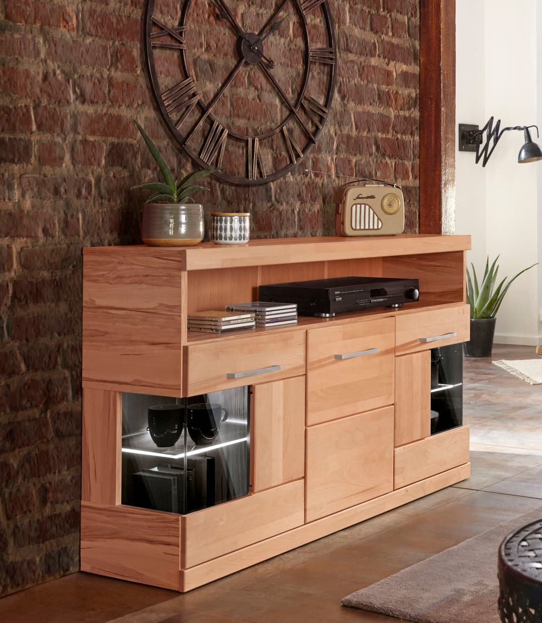 OTTO home Sideboard Ribe | Holztöne