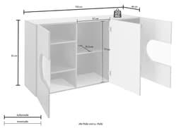 Home affaire Sideboard Real | Weiß