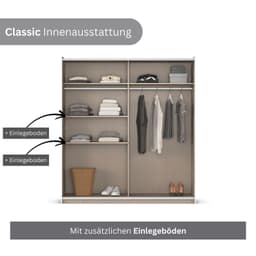 rauch Schwebetürenschrank AURELIO | Weiß
