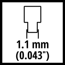 Einhell Ersatzkette 30 cm 1,1 45T 3/8 | Schwarz
