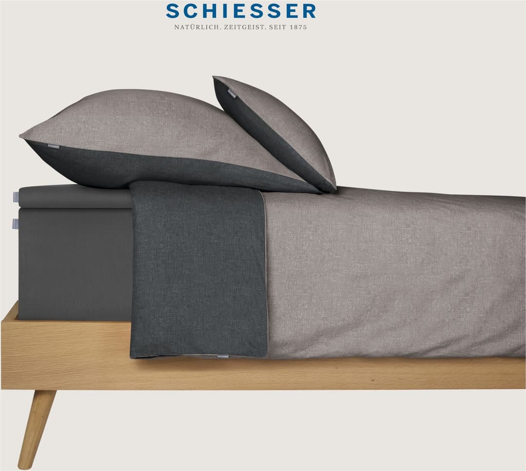Schiesser Spannbettlaken Flexi | Grau