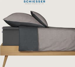 Schiesser Spannbettlaken Flexi | Grau